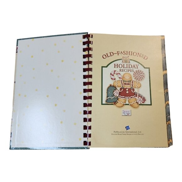 Old-Fashioned Holiday Christmas Recipe Book by Debbie Mumm Spiral Bound 2006 - Picture 2 of 11